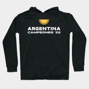 Argentina Campeones 22 Hoodie